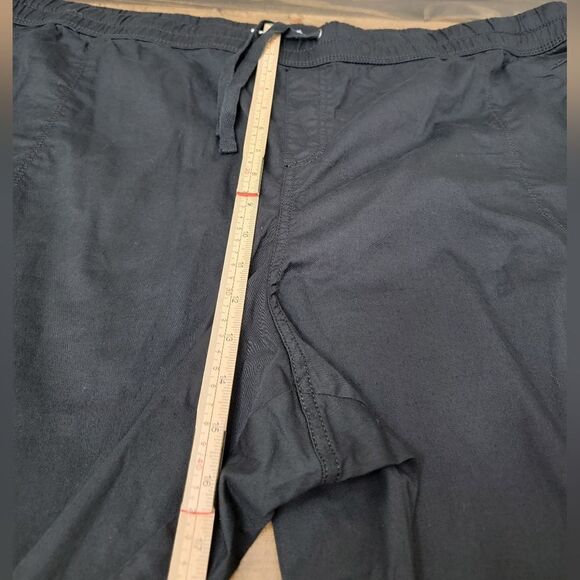 Sonoma Comfort Waist Utility Capri Pants Cotton Waistband Black Plus Size 28W - Picture 8 of 11